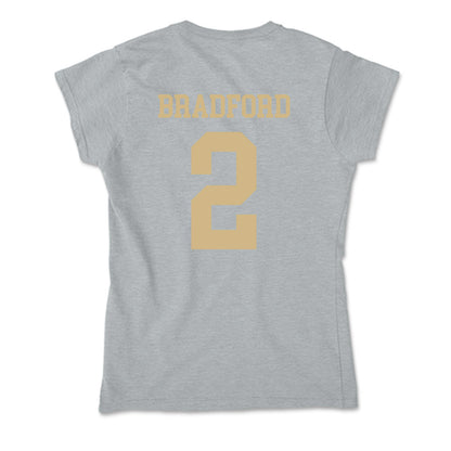 PFW - NCAA Women's Soccer : Keira Bradford - Soft Style Women’s T-Shirt-1