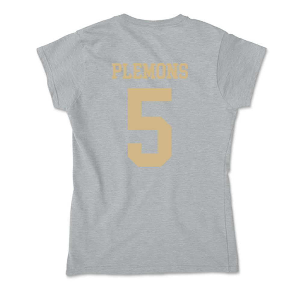 PFW - NCAA Women's Volleyball : Mya Plemons - Soft Style Women’s T-Shirt-1