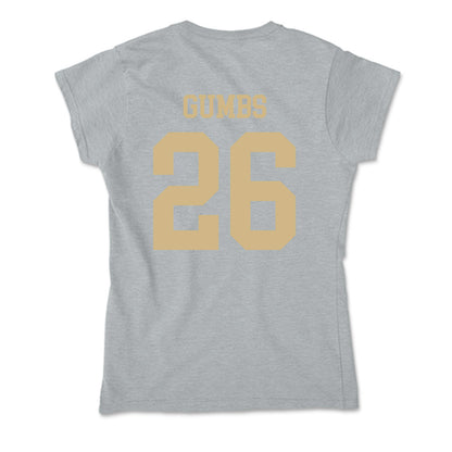 PFW - NCAA Men's Soccer : Tegan Gumbs - Soft Style Women’s T-Shirt-1