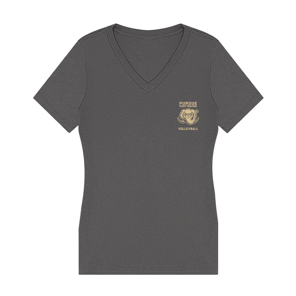 PFW - NCAA Men's Volleyball : Logan Muir - Women's V-Neck T-Shirt-0