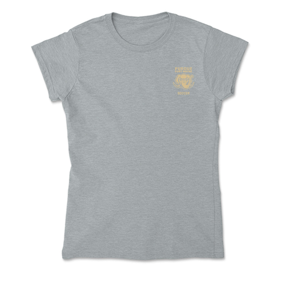 PFW - NCAA Women's Soccer : Maddy Kopala - Soft Style Women’s T-Shirt-0