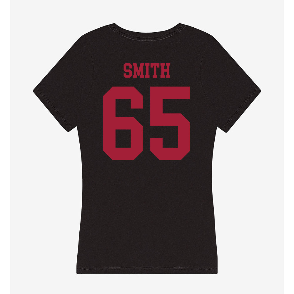 Indiana - NCAA Football : Carter Smith - Women's V-Neck T-Shirt-1