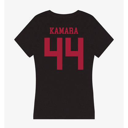 Indiana - NCAA Football : Amari Kamara - Women's V-Neck T-Shirt-1