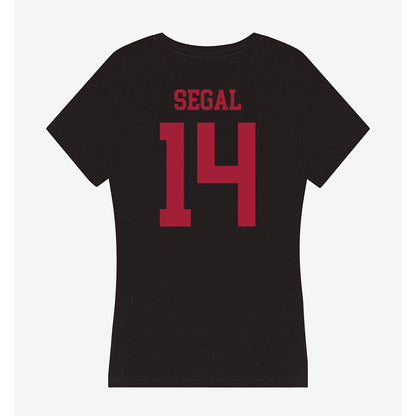 Indiana - NCAA Women's Volleyball : Emma Segal - Women's V-Neck T-Shirt-1