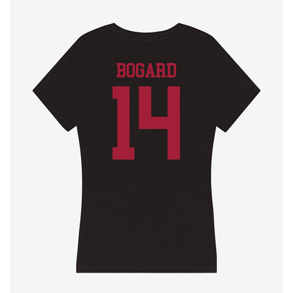 Indiana - NCAA Men's Soccer : Easton Bogard - Women's V-Neck T-Shirt-1