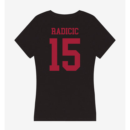 Indiana - NCAA Football : Nicolas Radicic - Women's V-Neck T-Shirt-1