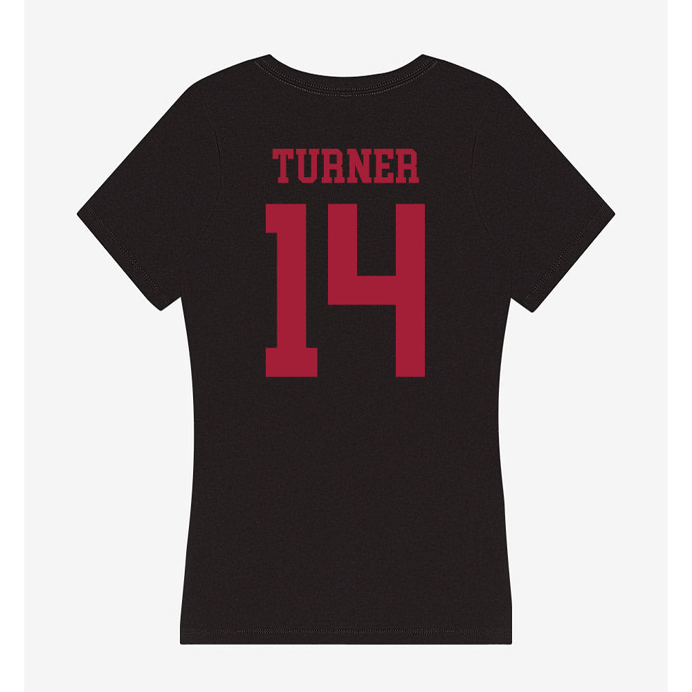 Indiana - NCAA Football : Kaiden Turner - Women's V-Neck T-Shirt-1
