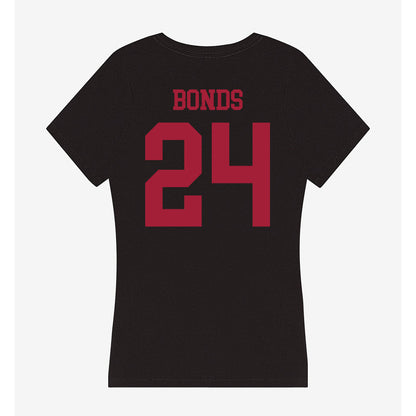 Indiana - NCAA Football : Bryson Bonds - Women's V-Neck T-Shirt-1