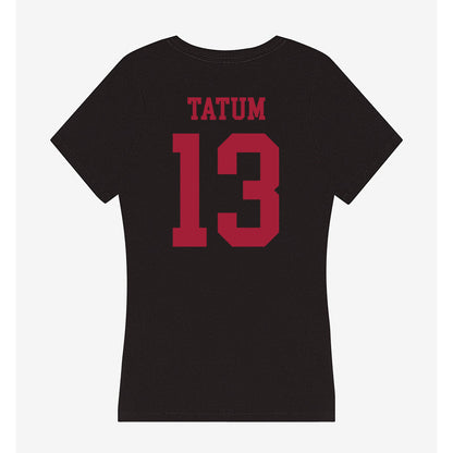 Indiana - NCAA Women's Volleyball : Avry Tatum - Women's V-Neck T-Shirt-1
