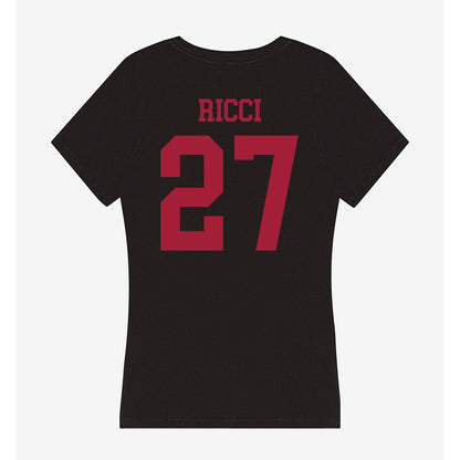 Indiana - NCAA Women's Field Hockey : Theresa Ricci - Women's V-Neck T-Shirt-1