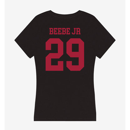 Indiana - NCAA Football : Lee Beebe Jr - Women's V-Neck T-Shirt-1
