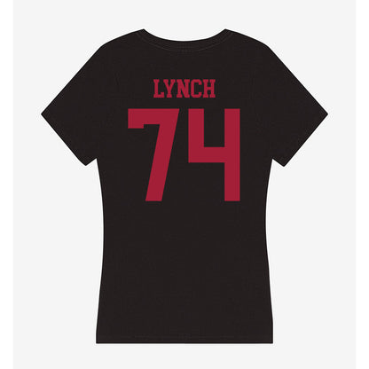 Indiana - NCAA Football : Bray Lynch - Women's V-Neck T-Shirt-1
