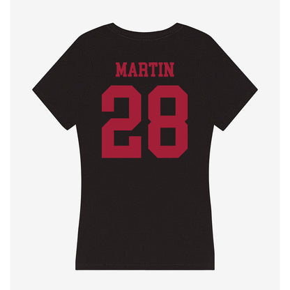 Indiana - NCAA Football : Khobie Martin - Women's V-Neck T-Shirt-1