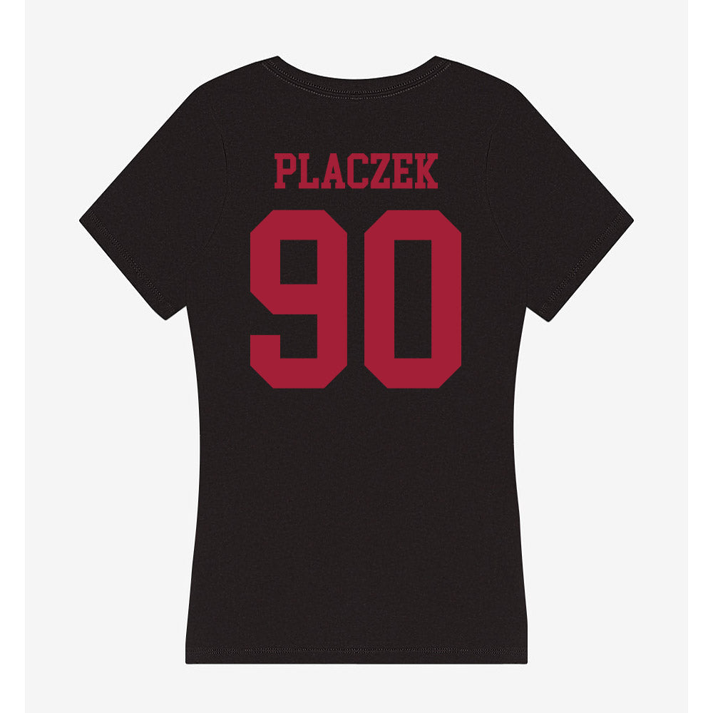 Indiana - NCAA Football : Josh Placzek - Women's V-Neck T-Shirt-1