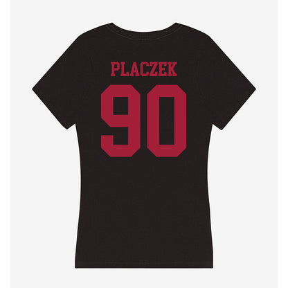 Indiana - NCAA Football : Josh Placzek - Women's V-Neck T-Shirt-1