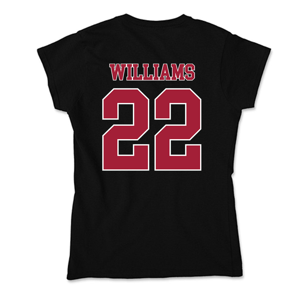Stanford - NCAA Women's Lacrosse : Peep Williams - Soft Style Women’s T-Shirt-1