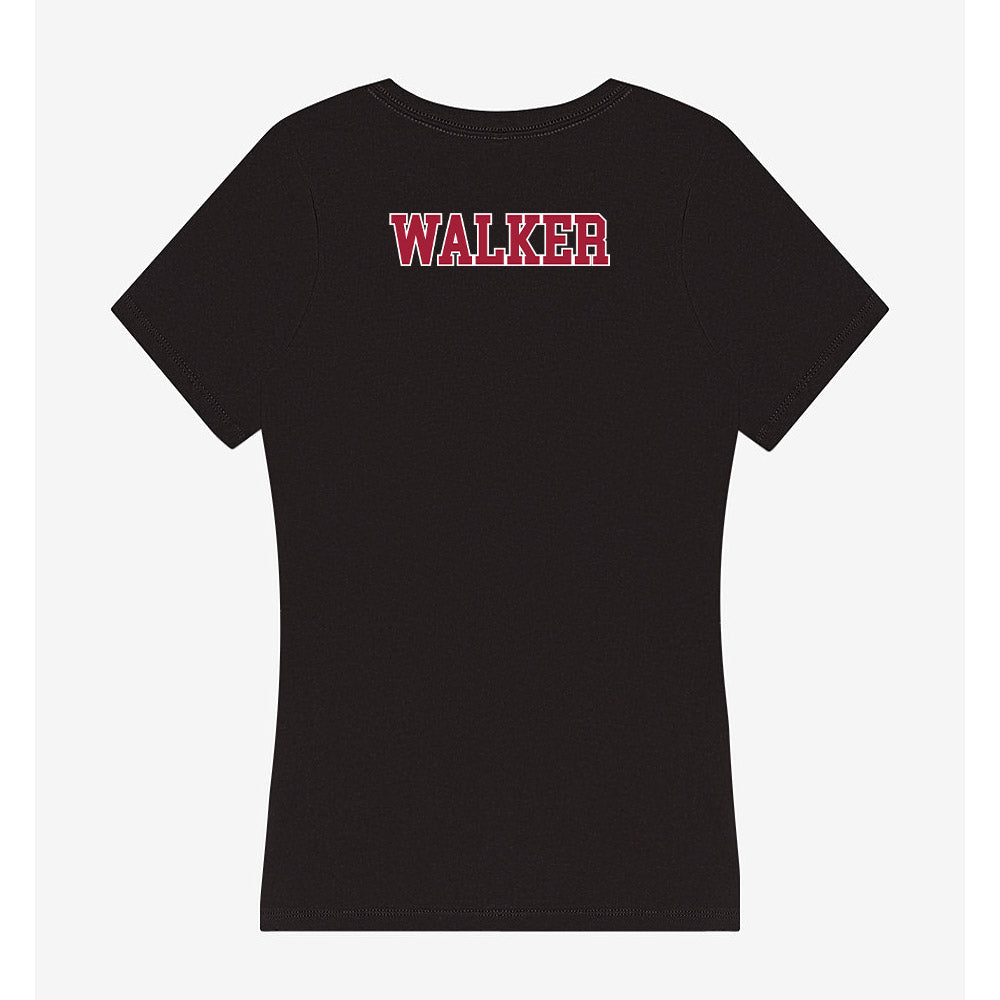 Stanford - NCAA Women's Gymnastics : Alana Walker - Women's V-Neck T-Shirt-1