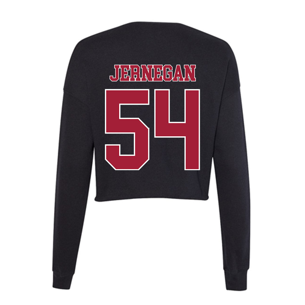 Stanford - NCAA Football : Preston Jernegan - Women's Cropped Crew Fleece-1