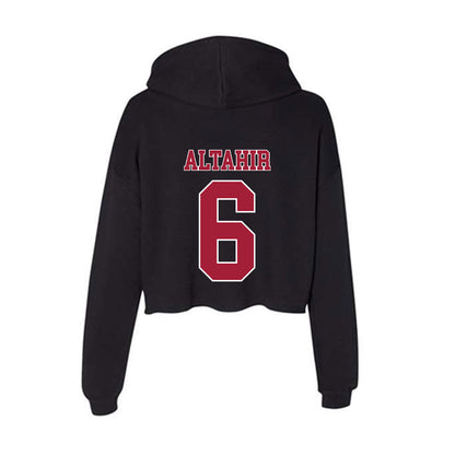Stanford - NCAA Football : Tuna Altahir - Women's Crop Fleece Hoodie-1