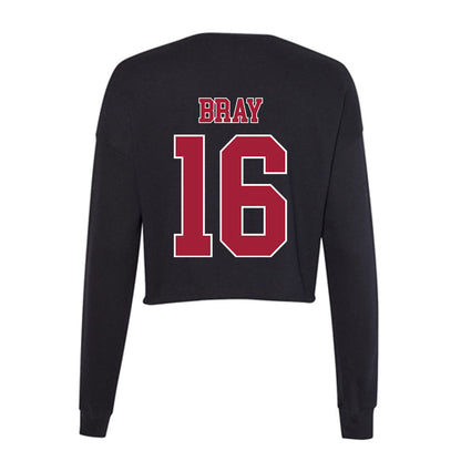 Stanford - NCAA Women's Soccer : Milly Bray - Women's Cropped Crew Fleece-1