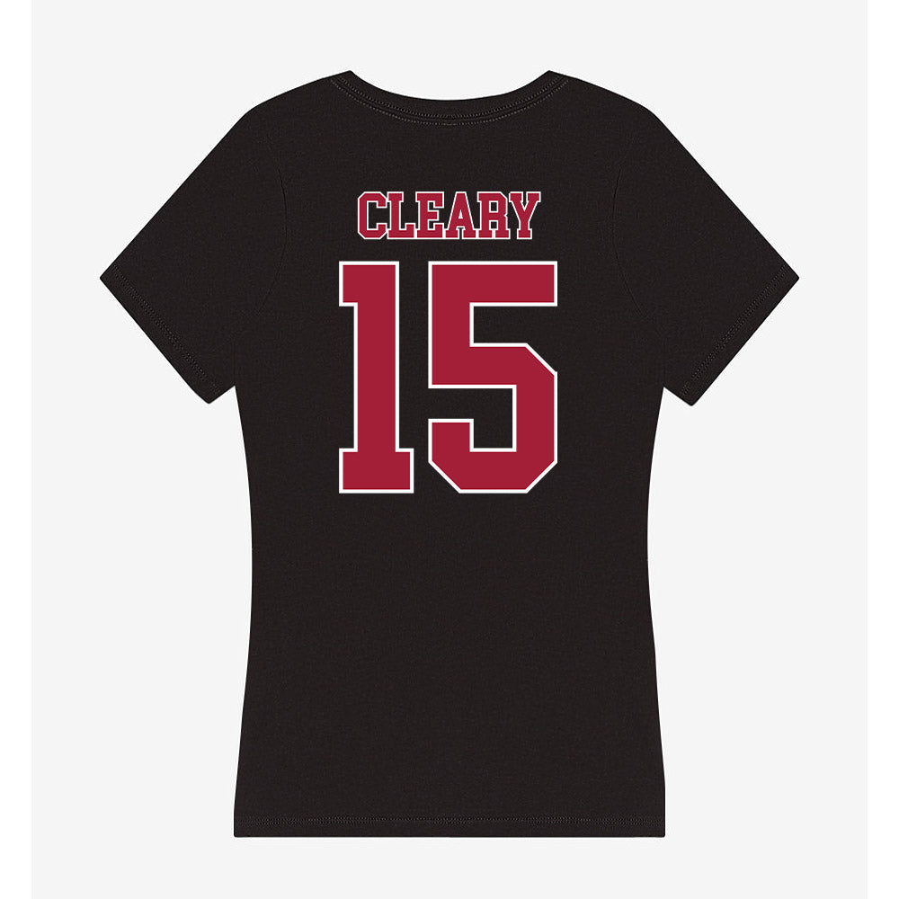 Stanford - NCAA Men's Soccer : Will Cleary - Women's V-Neck T-Shirt-1