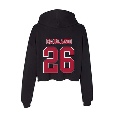 Stanford - NCAA Football : Chris Garland - Women's Crop Fleece Hoodie-1