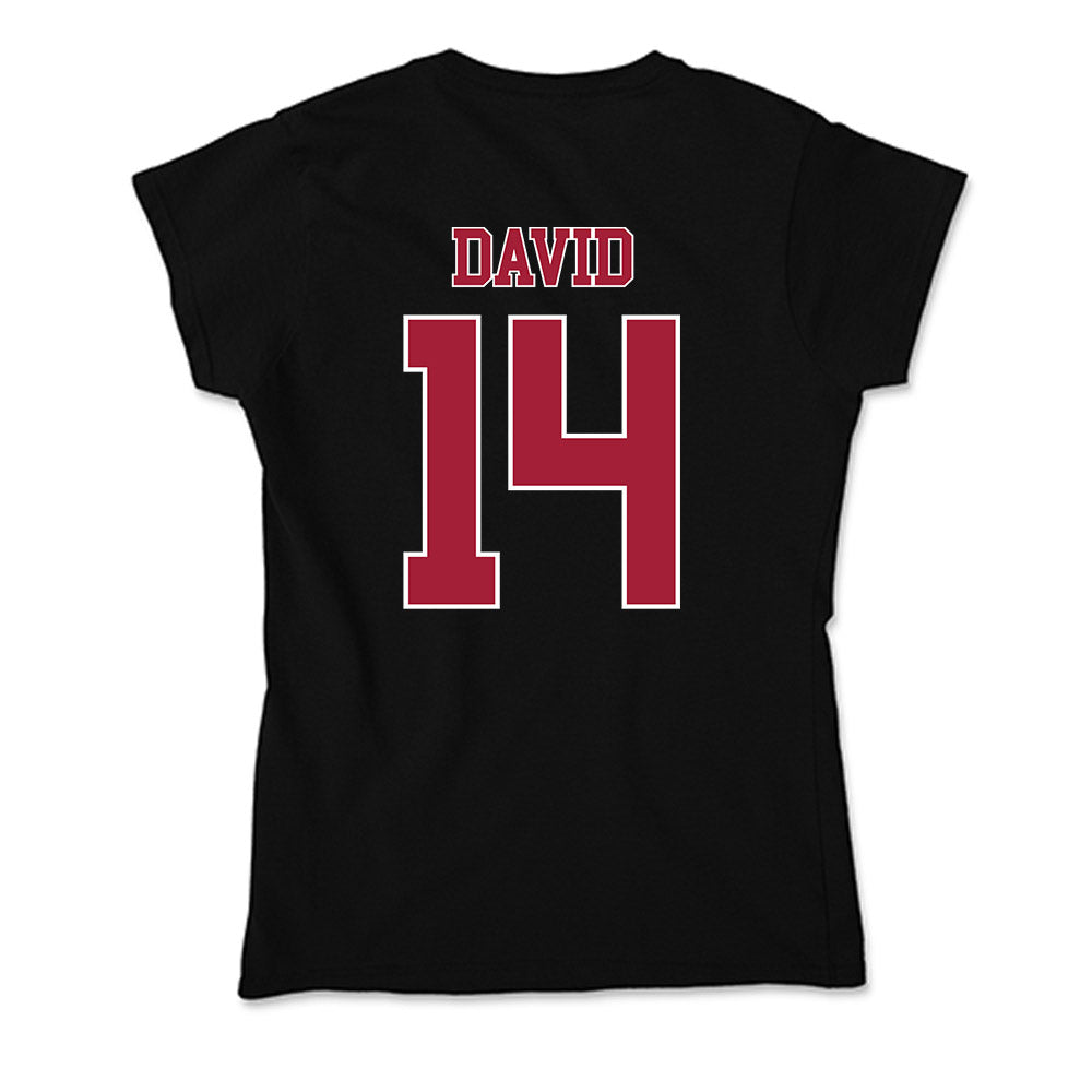 Stanford - NCAA Baseball : Sebastian David - Soft Style Women’s T-Shirt-1