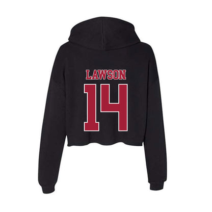 Stanford - NCAA Women's Lacrosse : Amanda Lawson - Women's Crop Fleece Hoodie-1