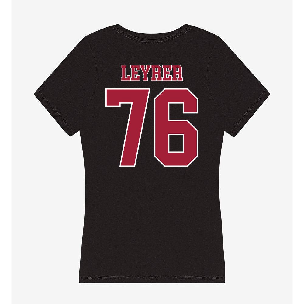Stanford - NCAA Football : Jack Leyrer - Women's V-Neck T-Shirt-1