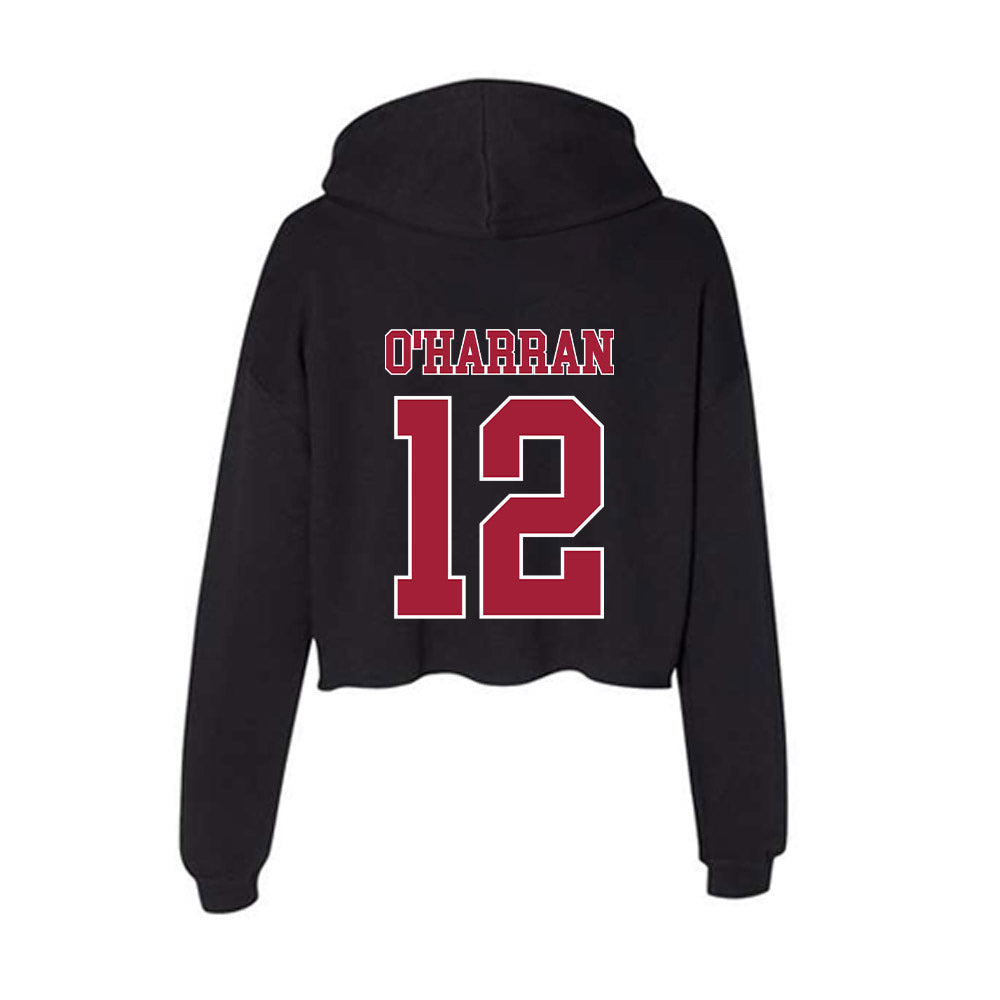 Stanford - NCAA Baseball : Toran O'Harran - Women's Crop Fleece Hoodie-1