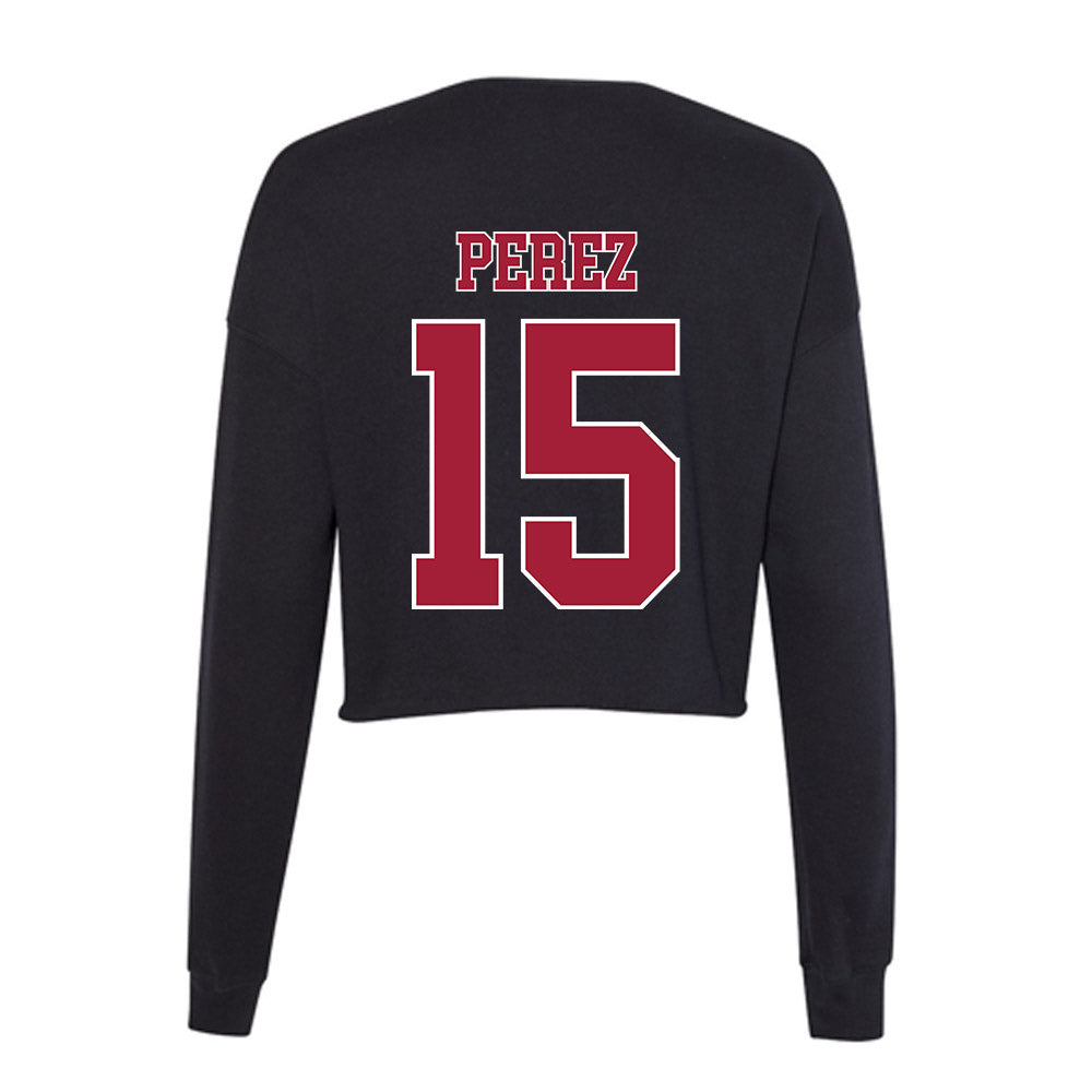 Stanford - NCAA Softball : Mylia Perez - Women's Cropped Crew Fleece-1