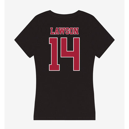 Stanford - NCAA Women's Lacrosse : Amanda Lawson - Women's V-Neck T-Shirt-1