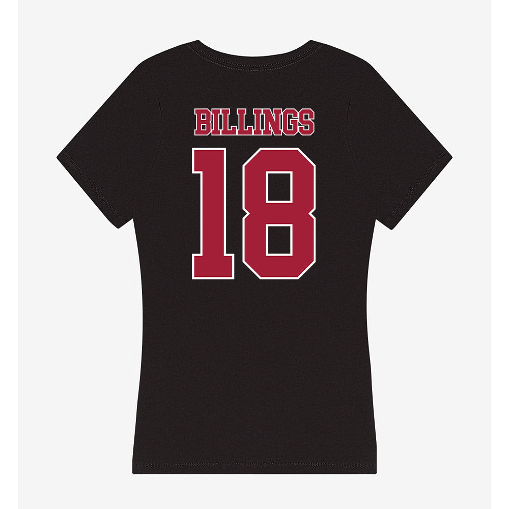 Stanford - NCAA Women's Lacrosse : Sawyer Billings - Women's V-Neck T-Shirt-1