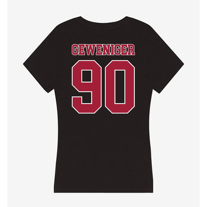Stanford - NCAA Football : Gavin Geweniger - Women's V-Neck T-Shirt-1