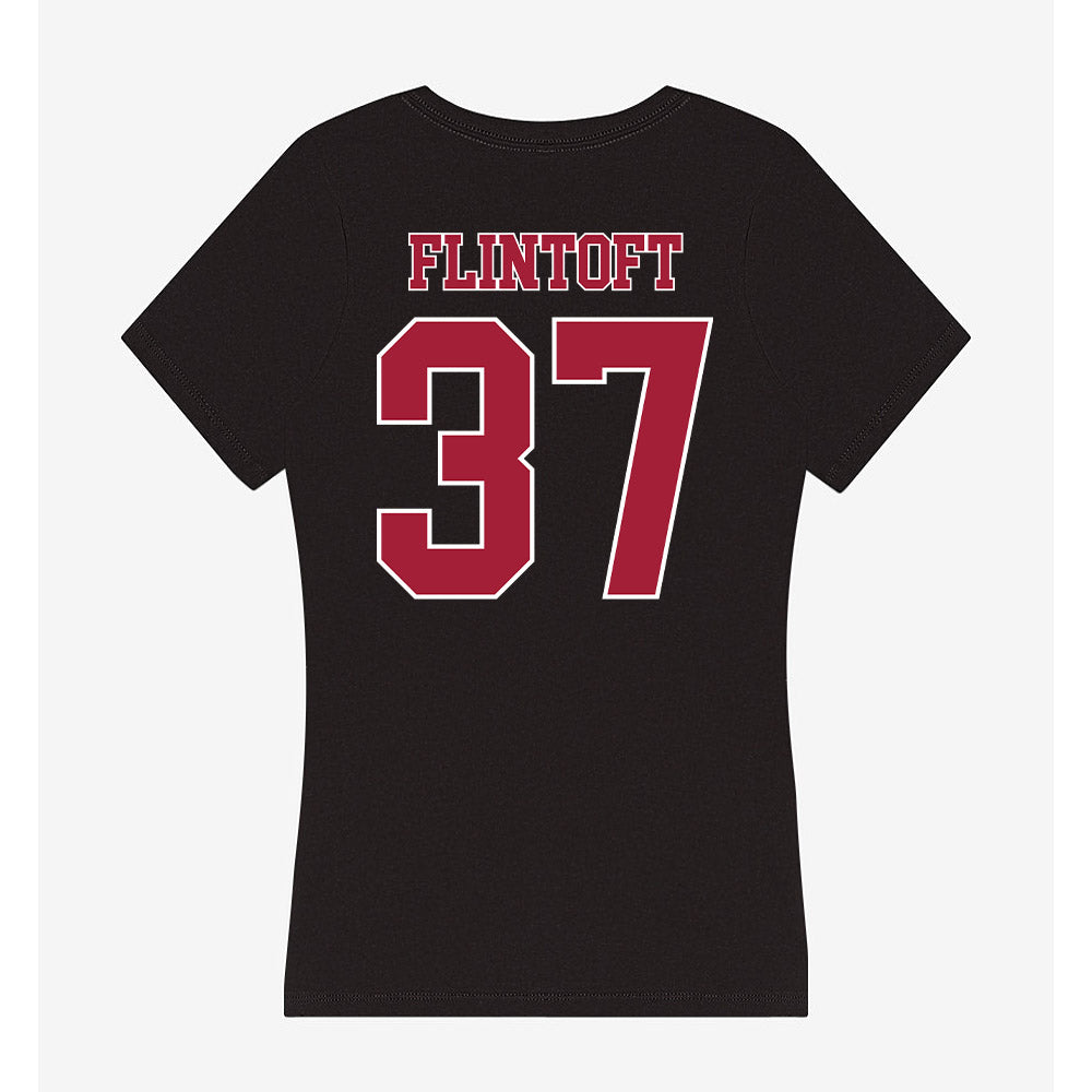 Stanford - NCAA Football : Aidan Flintoft - Women's V-Neck T-Shirt-1