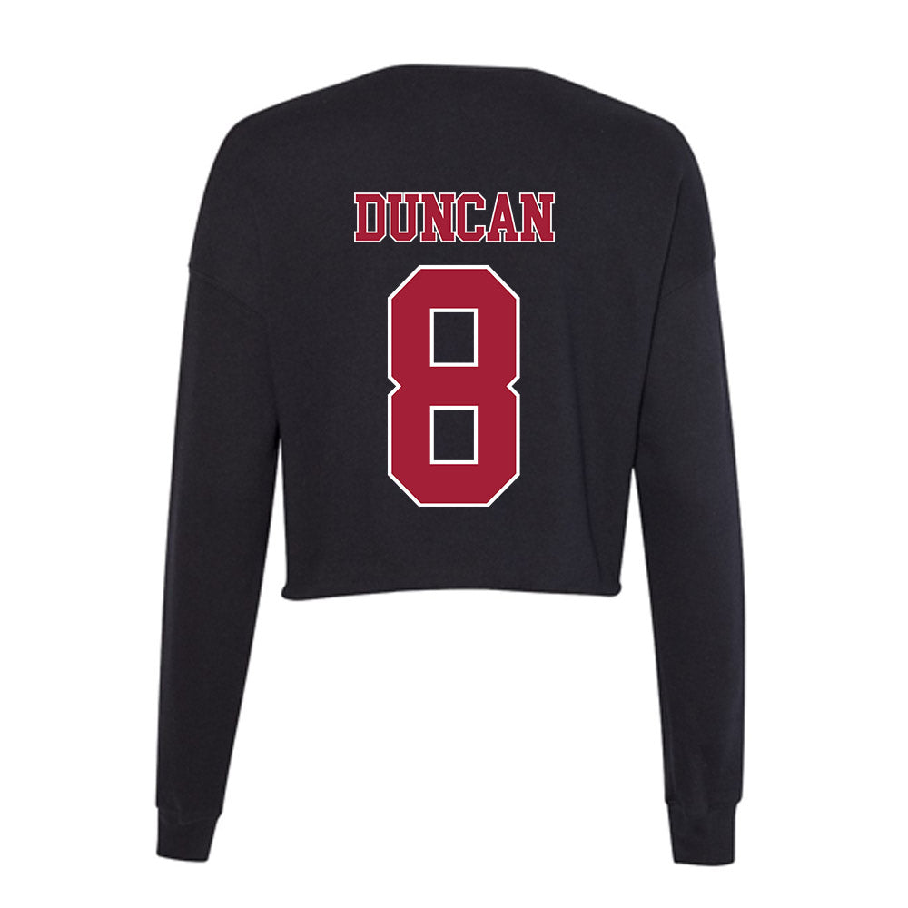 Stanford - NCAA Women's Volleyball : Sidney Duncan - Women's Cropped Crew Fleece-1