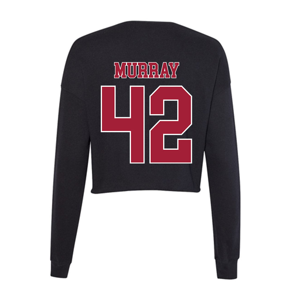 Stanford - NCAA Football : Jacobi Murray - Women's Cropped Crew Fleece-1