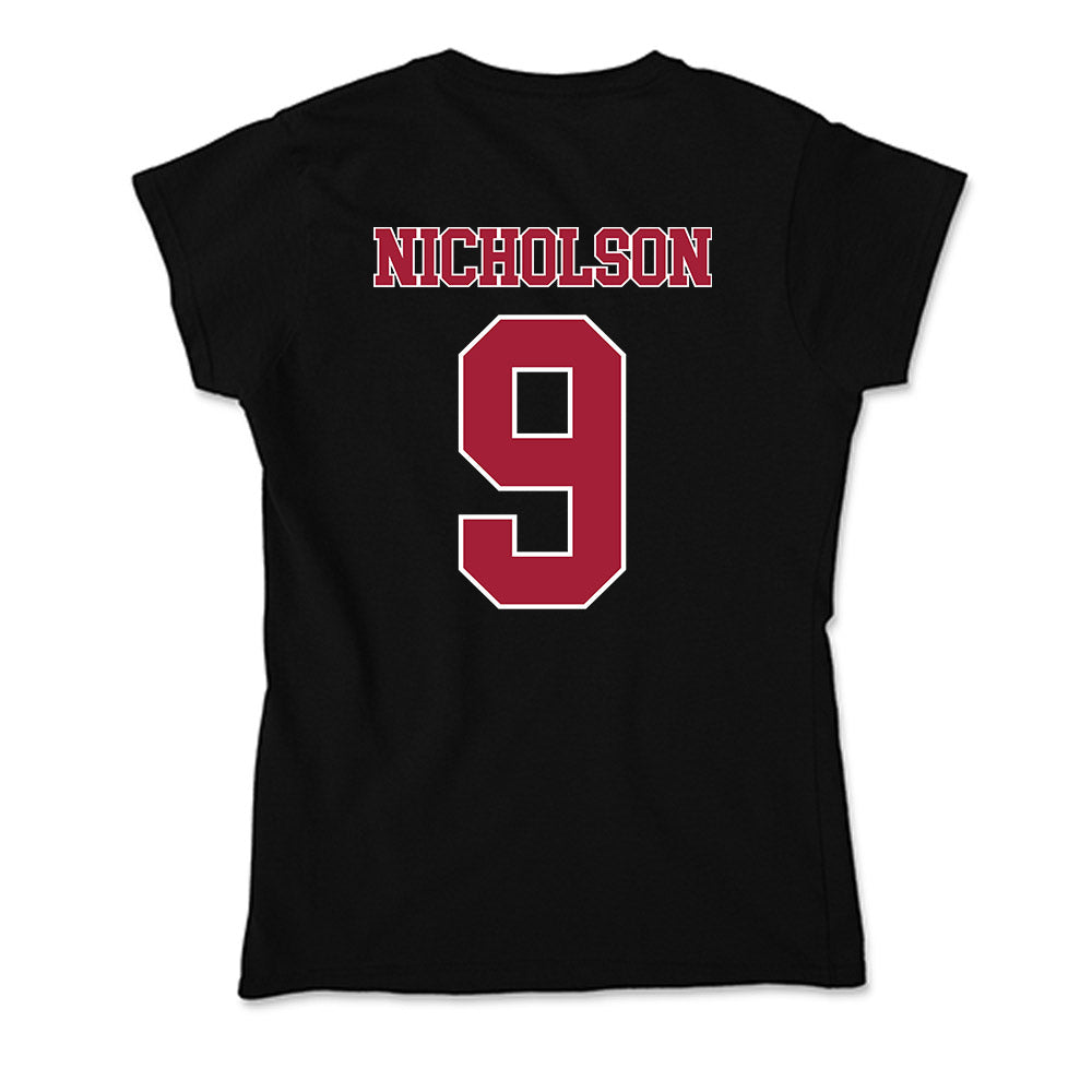 Stanford - NCAA Football : Brandon Nicholson - Soft Style Women’s T-Shirt-1