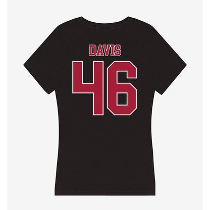 Stanford - NCAA Football : Carter Davis - Women's V-Neck T-Shirt-1