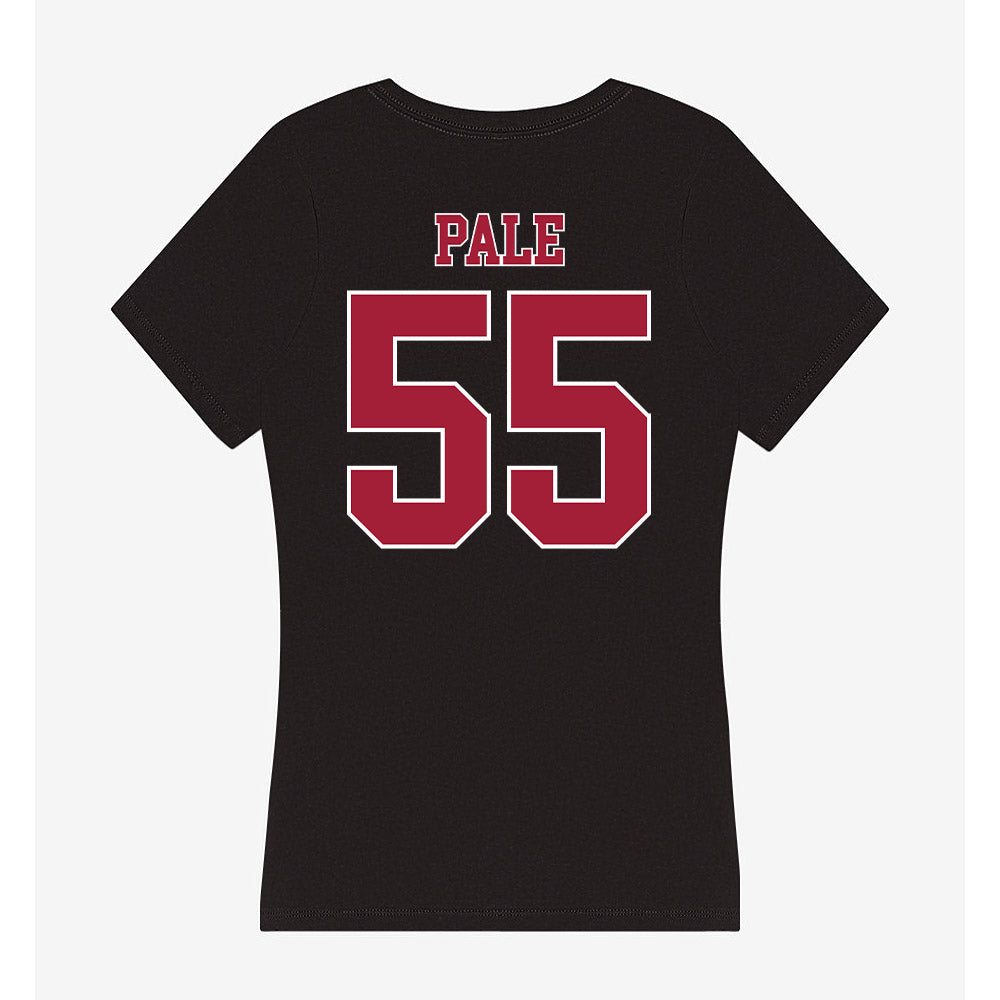 Stanford - NCAA Football : Simione Pale - Women's V-Neck T-Shirt-1
