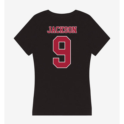 Stanford - NCAA Football : Myles Jackson - Women's V-Neck T-Shirt-1