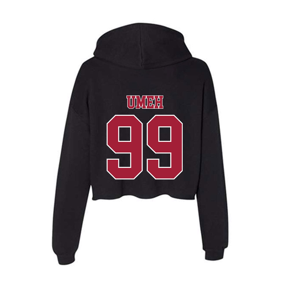 Stanford - NCAA Football : Benedict Umeh - Women's Crop Fleece Hoodie-1