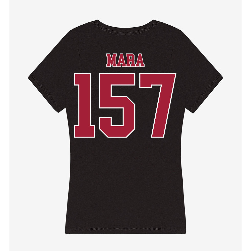 Stanford - NCAA Wrestling : Jason Mara - Women's V-Neck T-Shirt-1