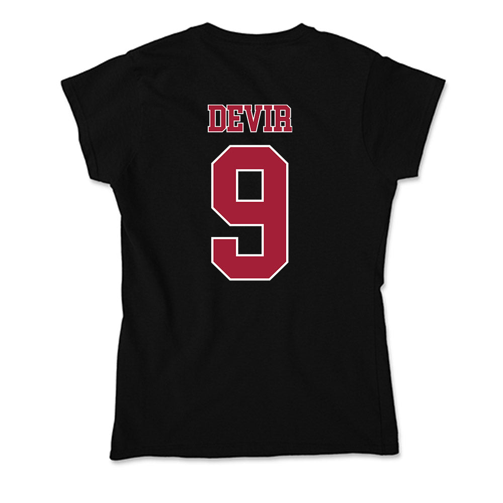 Stanford - NCAA Women's Lacrosse : Lindsey Devir - Soft Style Women’s T-Shirt-1