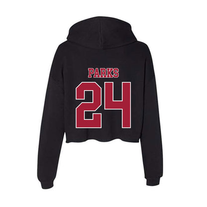 Stanford - NCAA Women's Volleyball : Logan Parks - Women's Crop Fleece Hoodie-1