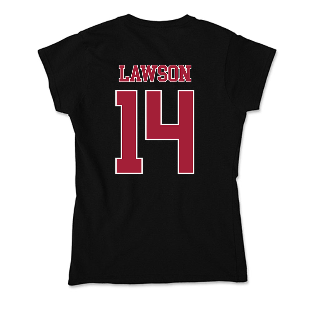 Stanford - NCAA Women's Lacrosse : Amanda Lawson - Soft Style Women’s T-Shirt-1