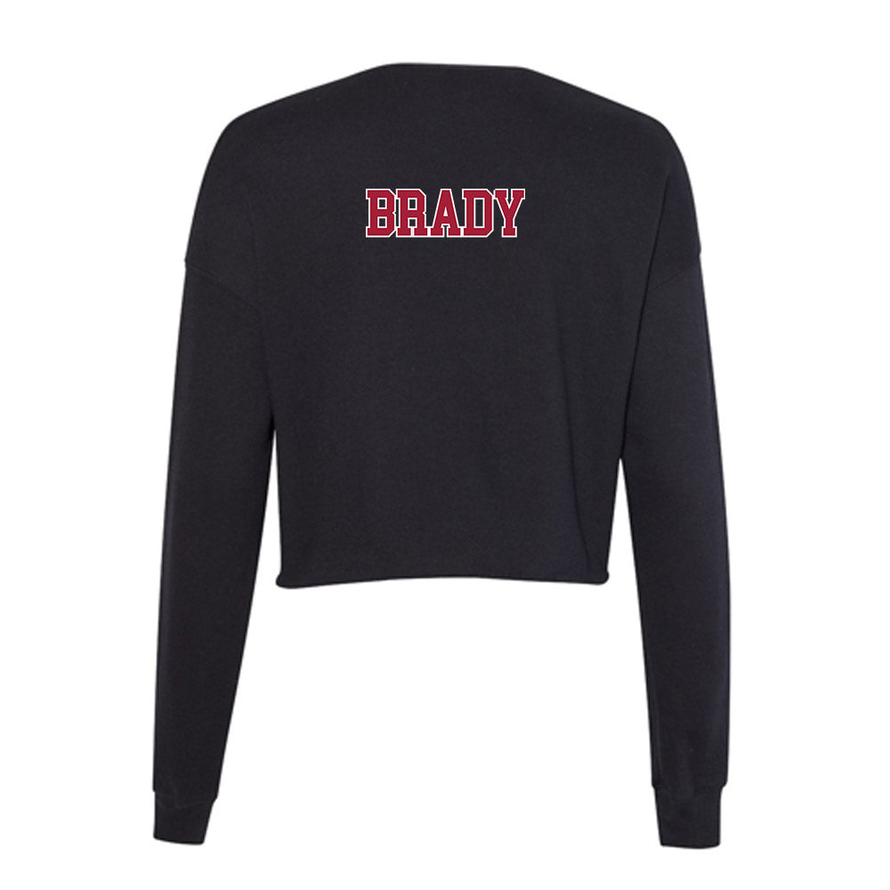 Stanford - NCAA Men's Gymnastics : Nartey Brady - Women's Cropped Crew Fleece-1