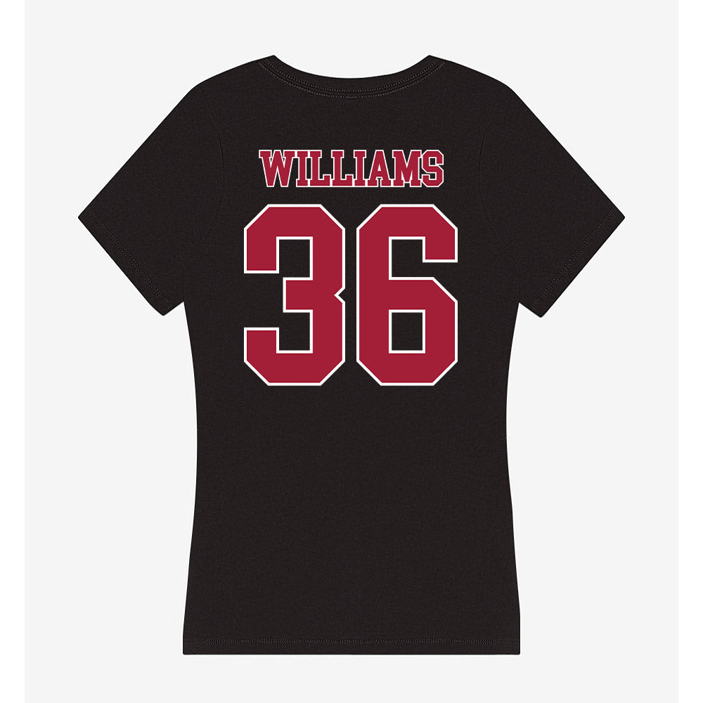 Stanford - NCAA Football : Tre Williams - Women's V-Neck T-Shirt-1