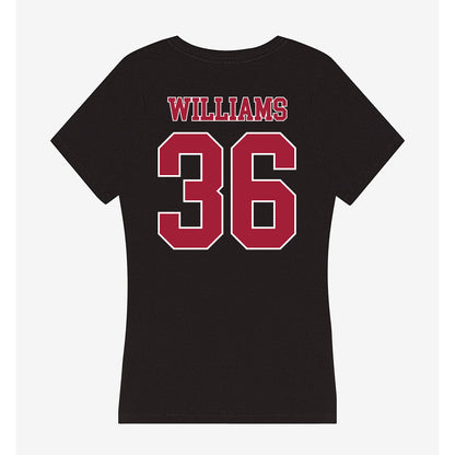Stanford - NCAA Football : Tre Williams - Women's V-Neck T-Shirt-1