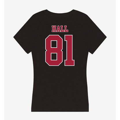 Stanford - NCAA Football : JonAnthony Hall - Women's V-Neck T-Shirt-1